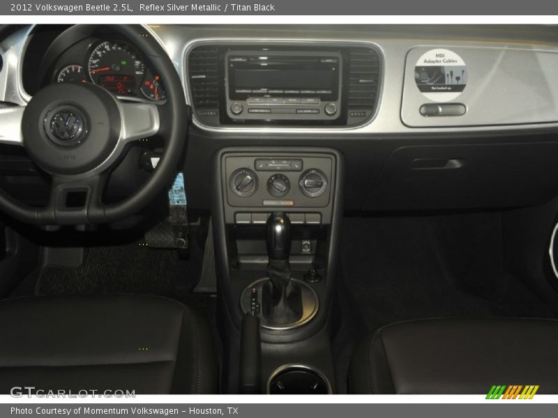 Reflex Silver Metallic / Titan Black 2012 Volkswagen Beetle 2.5L