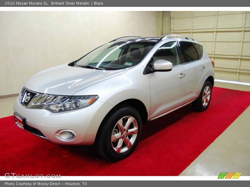 Brilliant Silver Metallic / Black 2010 Nissan Murano SL