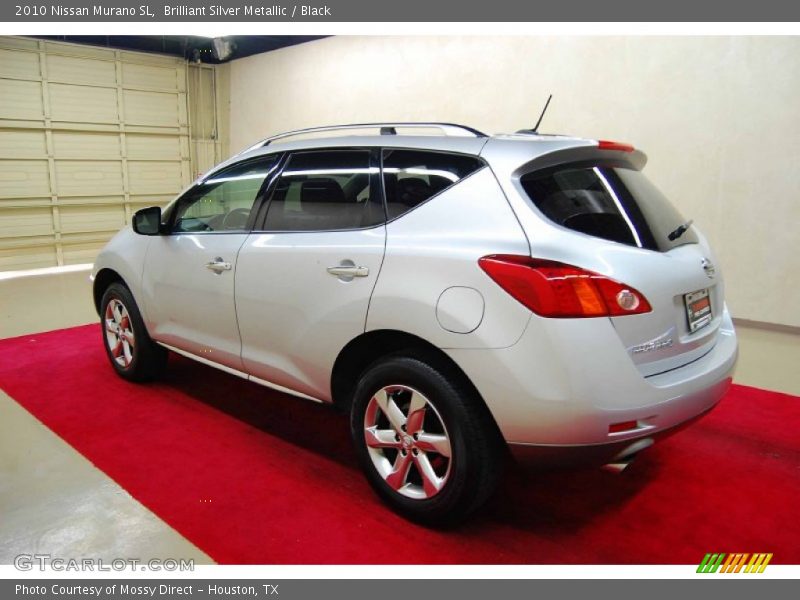 Brilliant Silver Metallic / Black 2010 Nissan Murano SL