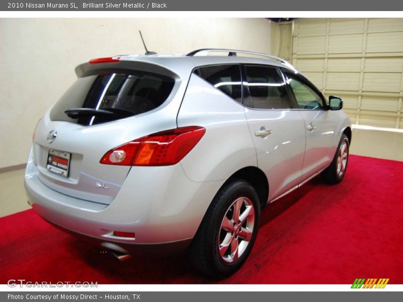 Brilliant Silver Metallic / Black 2010 Nissan Murano SL