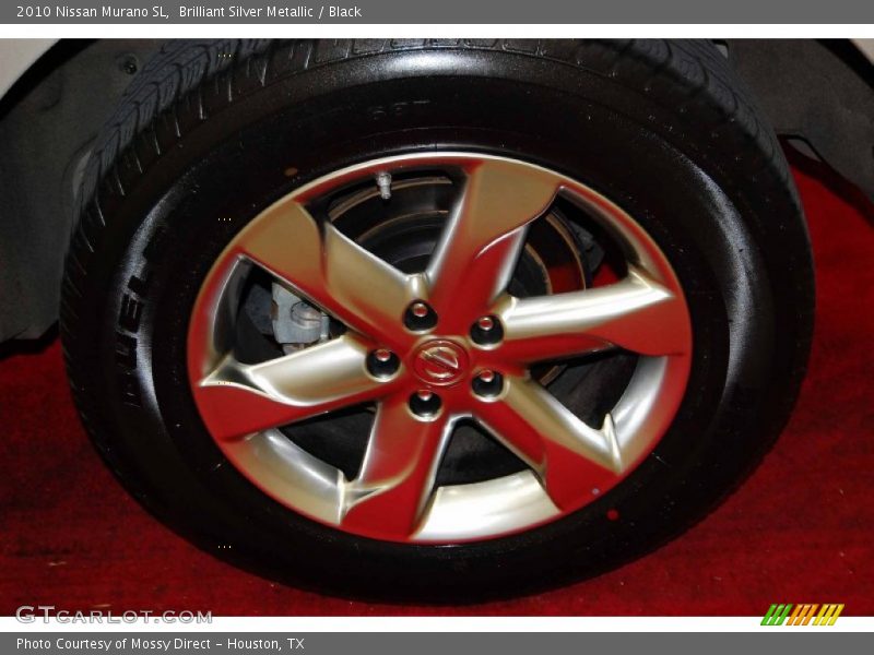 Brilliant Silver Metallic / Black 2010 Nissan Murano SL