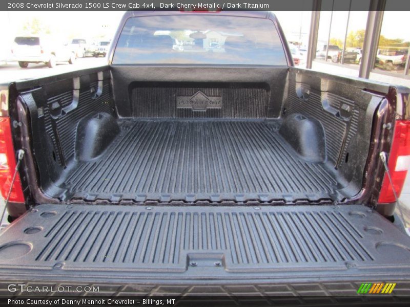 Dark Cherry Metallic / Dark Titanium 2008 Chevrolet Silverado 1500 LS Crew Cab 4x4