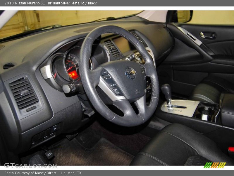 Brilliant Silver Metallic / Black 2010 Nissan Murano SL