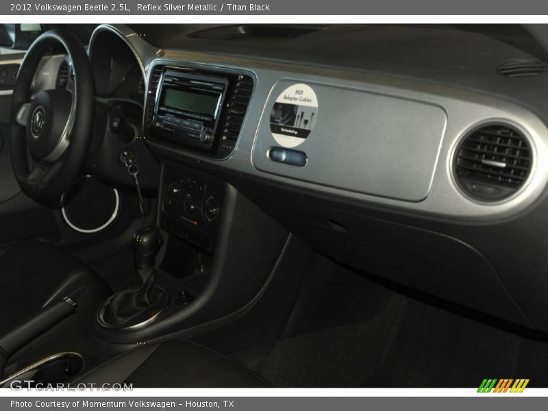 Reflex Silver Metallic / Titan Black 2012 Volkswagen Beetle 2.5L