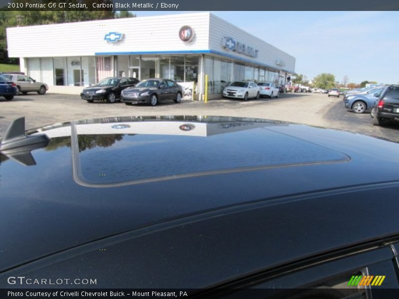 Carbon Black Metallic / Ebony 2010 Pontiac G6 GT Sedan