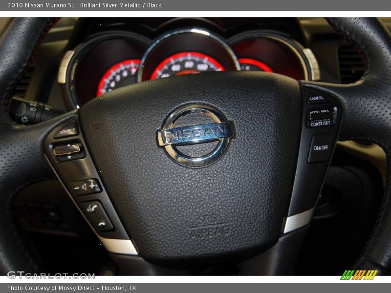 Brilliant Silver Metallic / Black 2010 Nissan Murano SL