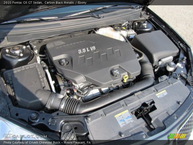 Carbon Black Metallic / Ebony 2010 Pontiac G6 GT Sedan