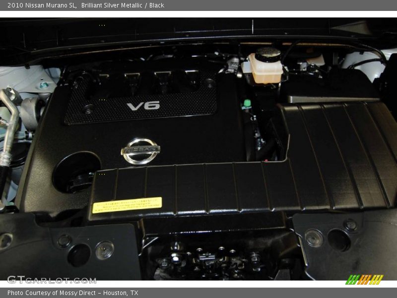 Brilliant Silver Metallic / Black 2010 Nissan Murano SL