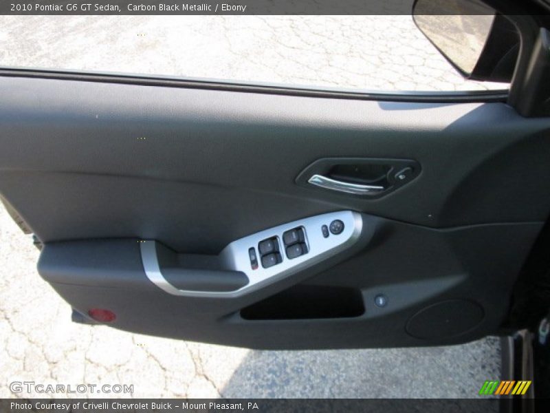 Carbon Black Metallic / Ebony 2010 Pontiac G6 GT Sedan