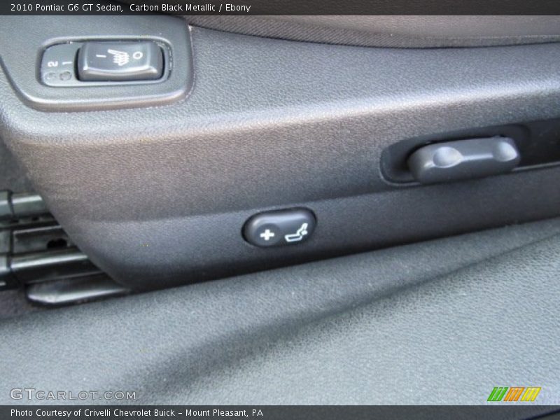 Carbon Black Metallic / Ebony 2010 Pontiac G6 GT Sedan