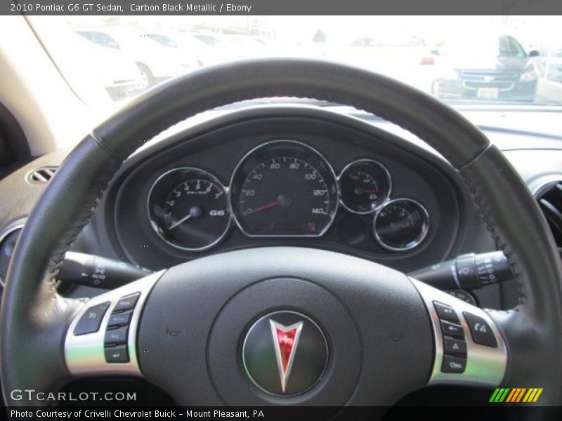 Carbon Black Metallic / Ebony 2010 Pontiac G6 GT Sedan