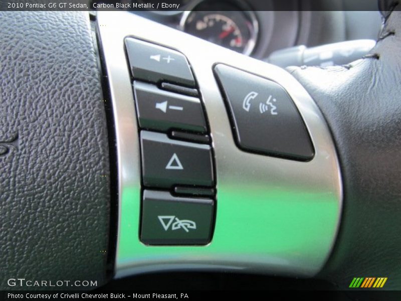 Carbon Black Metallic / Ebony 2010 Pontiac G6 GT Sedan