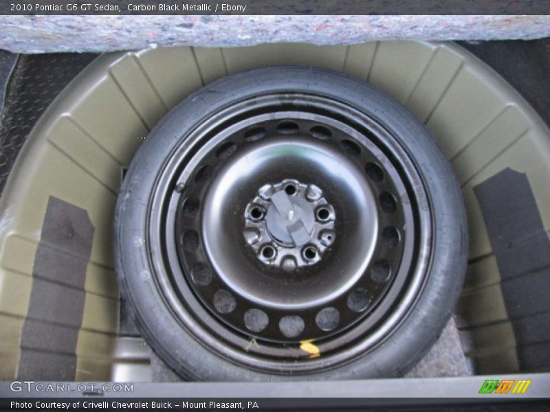 Carbon Black Metallic / Ebony 2010 Pontiac G6 GT Sedan