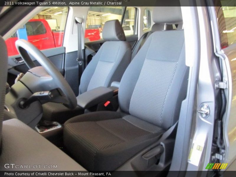 Alpine Gray Metallic / Charcoal 2011 Volkswagen Tiguan S 4Motion