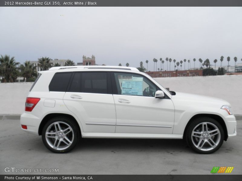 Arctic White / Black 2012 Mercedes-Benz GLK 350