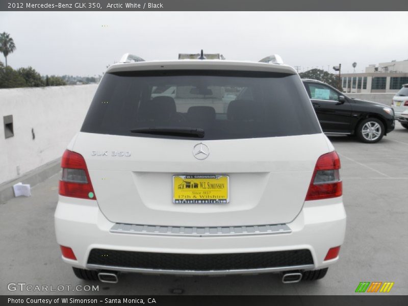 Arctic White / Black 2012 Mercedes-Benz GLK 350