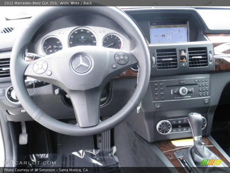Arctic White / Black 2012 Mercedes-Benz GLK 350