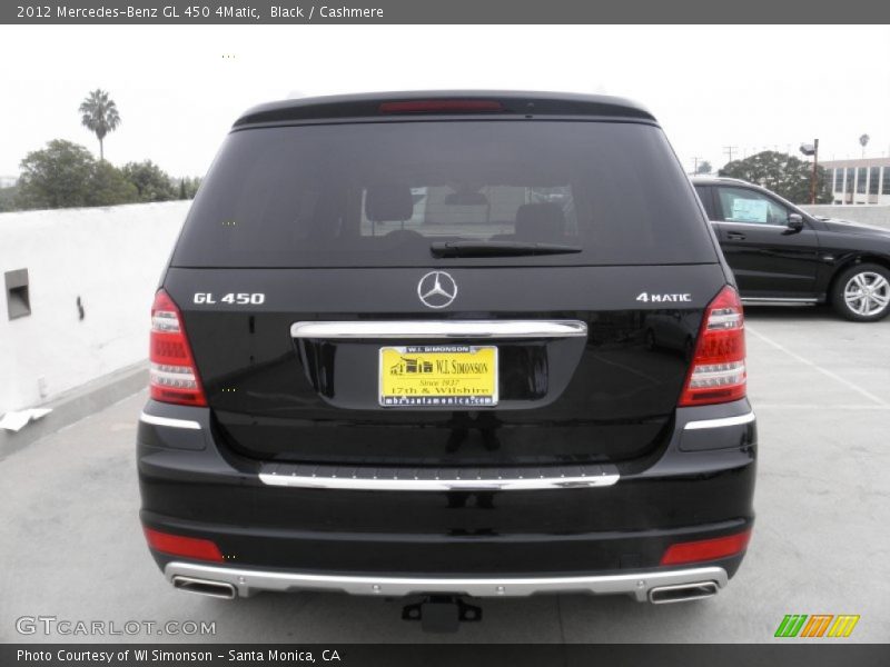 Black / Cashmere 2012 Mercedes-Benz GL 450 4Matic