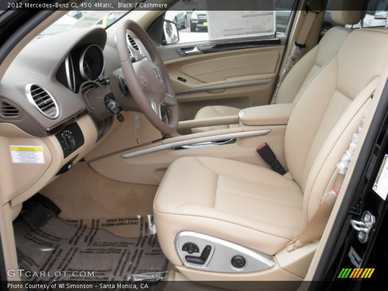 Black / Cashmere 2012 Mercedes-Benz GL 450 4Matic