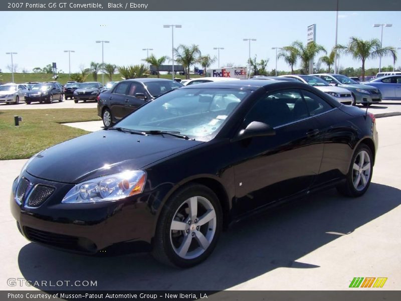 Black / Ebony 2007 Pontiac G6 GT Convertible
