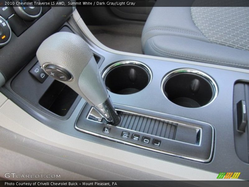 Summit White / Dark Gray/Light Gray 2010 Chevrolet Traverse LS AWD