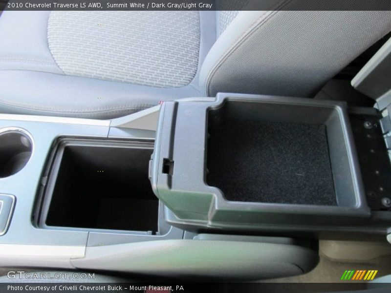 Summit White / Dark Gray/Light Gray 2010 Chevrolet Traverse LS AWD