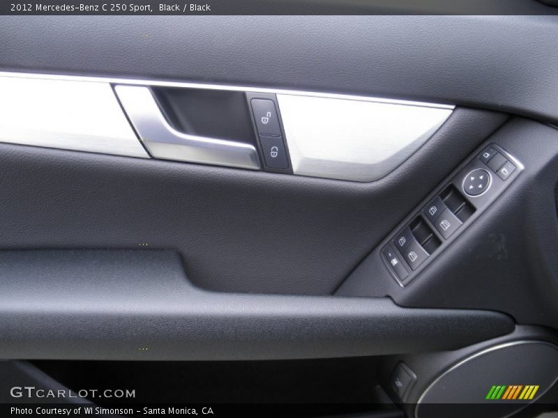 Black / Black 2012 Mercedes-Benz C 250 Sport