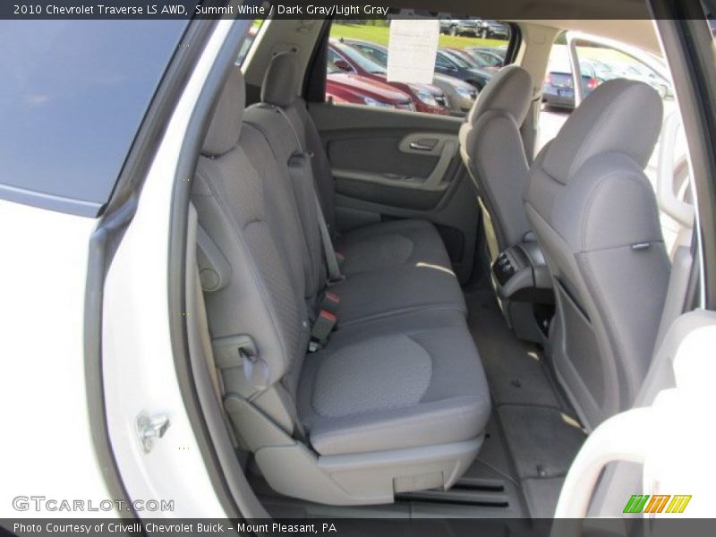 Summit White / Dark Gray/Light Gray 2010 Chevrolet Traverse LS AWD