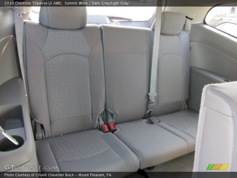 Summit White / Dark Gray/Light Gray 2010 Chevrolet Traverse LS AWD
