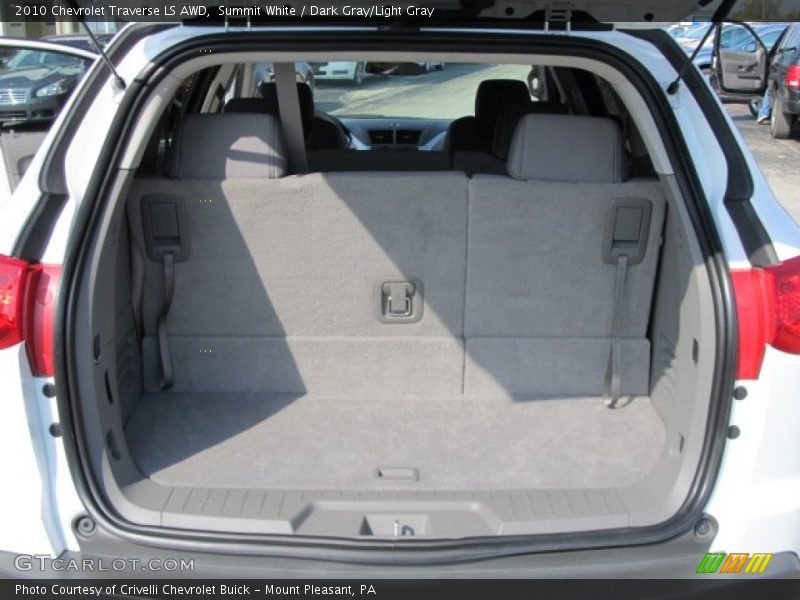 Summit White / Dark Gray/Light Gray 2010 Chevrolet Traverse LS AWD