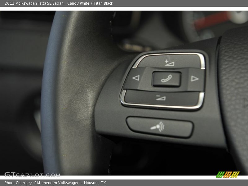 Candy White / Titan Black 2012 Volkswagen Jetta SE Sedan