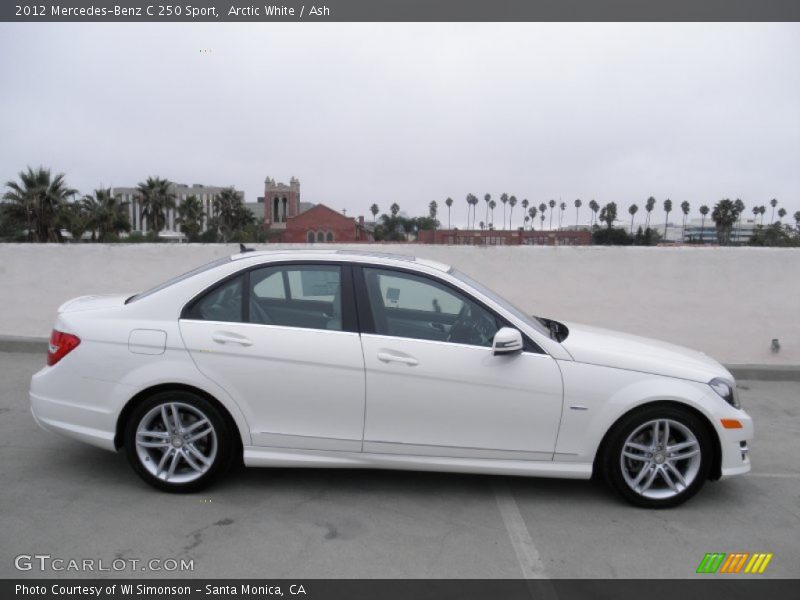 Arctic White / Ash 2012 Mercedes-Benz C 250 Sport