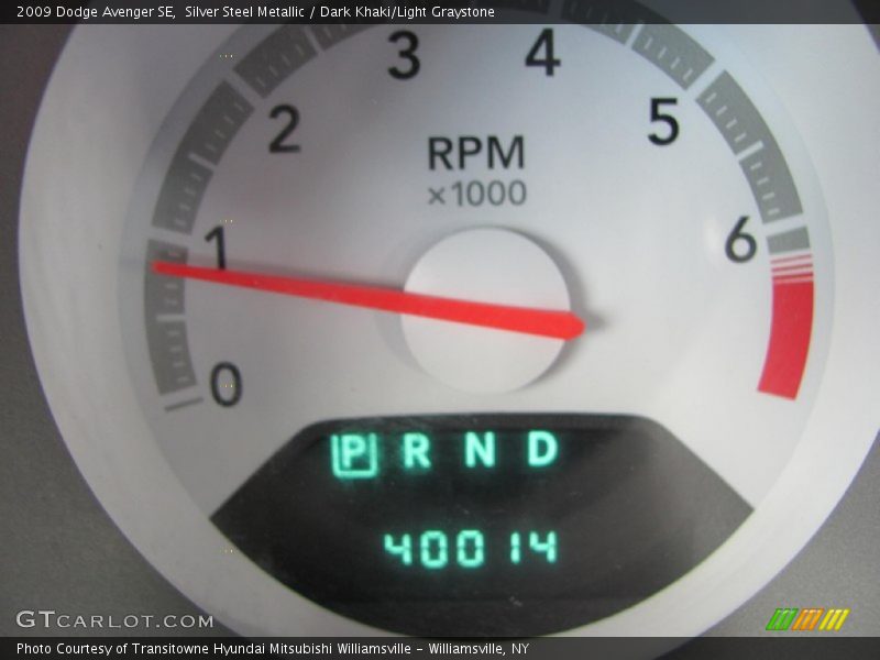 Silver Steel Metallic / Dark Khaki/Light Graystone 2009 Dodge Avenger SE