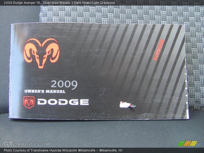 Silver Steel Metallic / Dark Khaki/Light Graystone 2009 Dodge Avenger SE