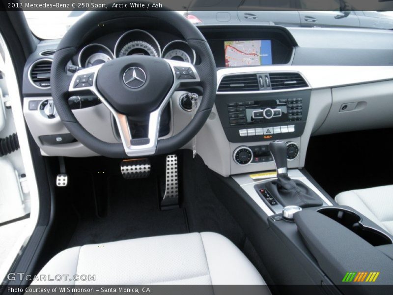 Arctic White / Ash 2012 Mercedes-Benz C 250 Sport