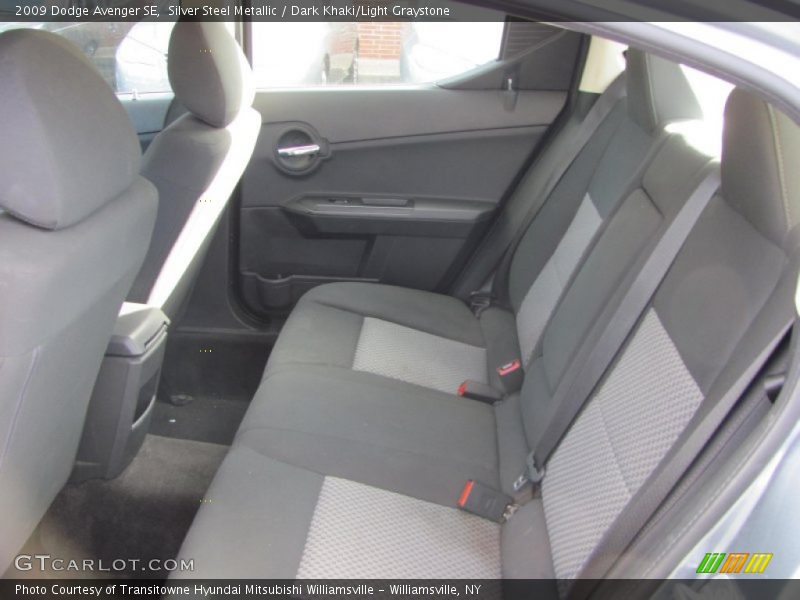 Silver Steel Metallic / Dark Khaki/Light Graystone 2009 Dodge Avenger SE