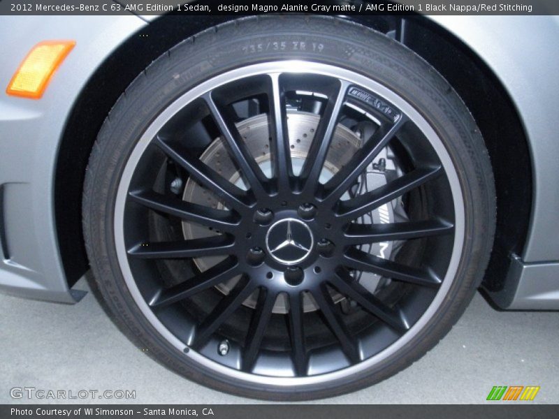  2012 C 63 AMG Edition 1 Sedan Wheel