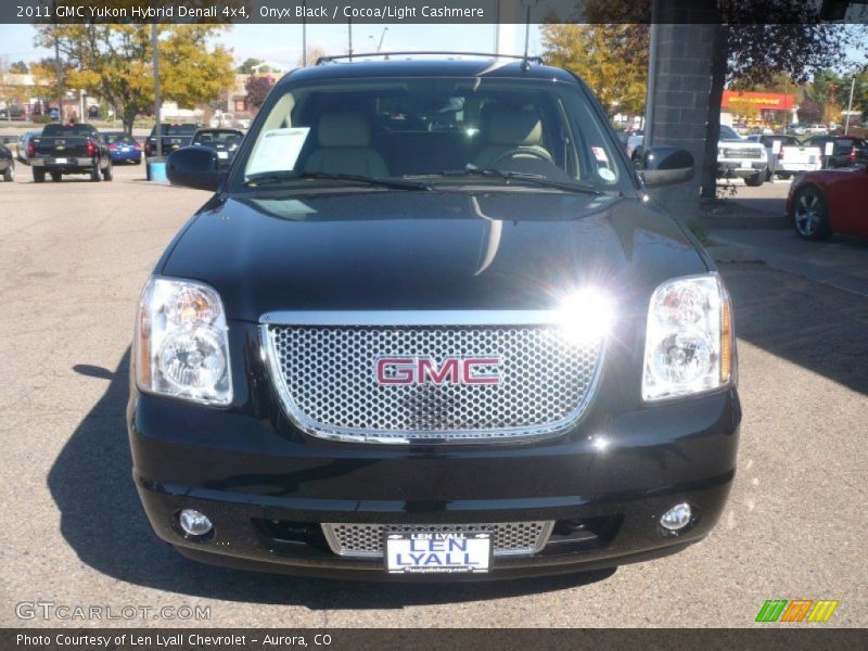 Onyx Black / Cocoa/Light Cashmere 2011 GMC Yukon Hybrid Denali 4x4