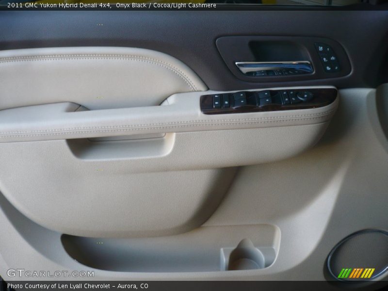 Onyx Black / Cocoa/Light Cashmere 2011 GMC Yukon Hybrid Denali 4x4