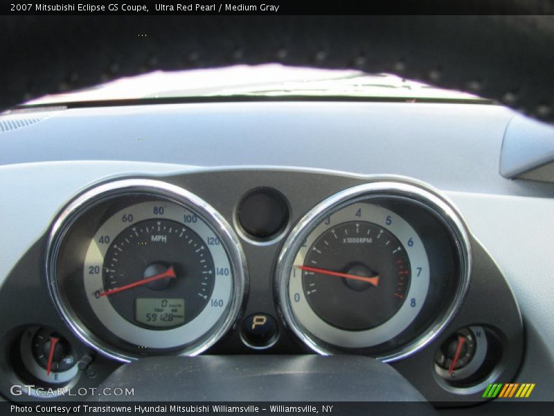 Ultra Red Pearl / Medium Gray 2007 Mitsubishi Eclipse GS Coupe