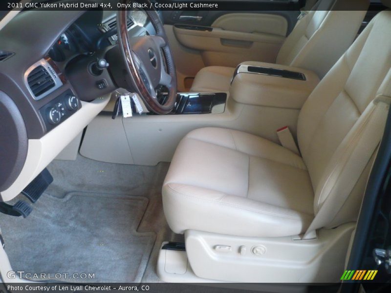  2011 Yukon Hybrid Denali 4x4 Cocoa/Light Cashmere Interior