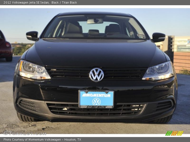 Black / Titan Black 2012 Volkswagen Jetta SE Sedan
