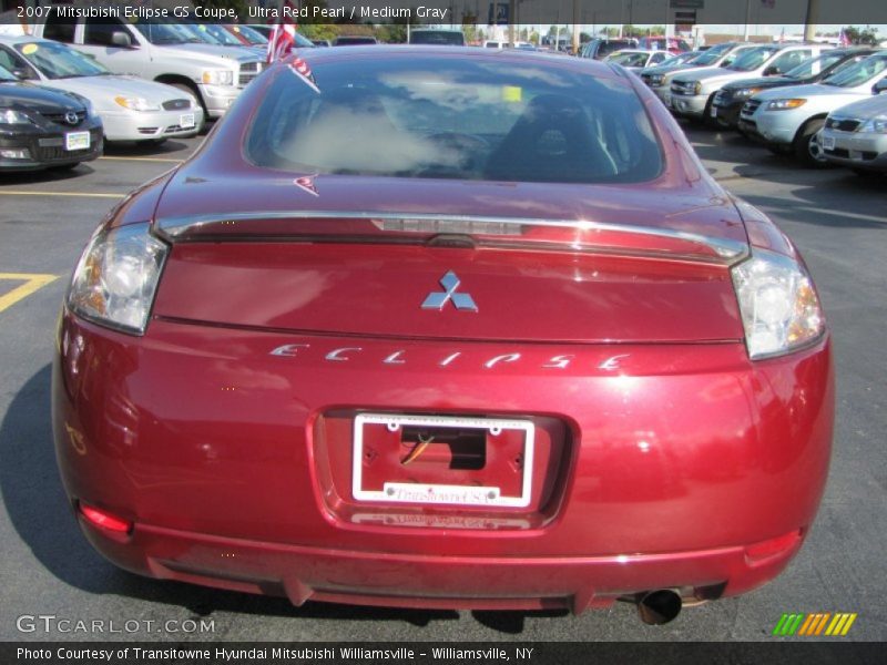 Ultra Red Pearl / Medium Gray 2007 Mitsubishi Eclipse GS Coupe