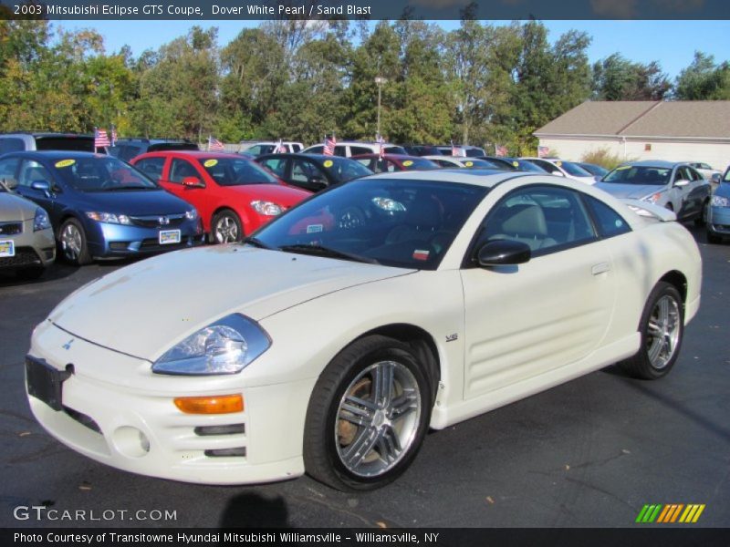 Dover White Pearl / Sand Blast 2003 Mitsubishi Eclipse GTS Coupe