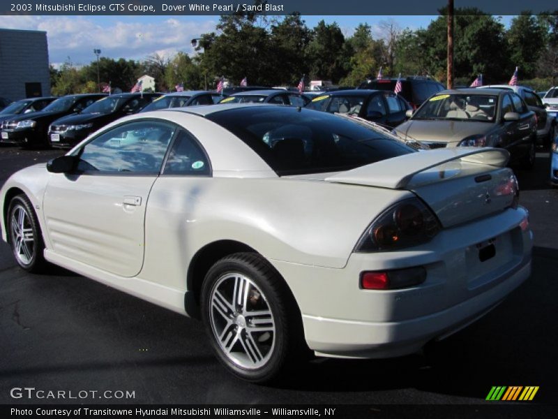 Dover White Pearl / Sand Blast 2003 Mitsubishi Eclipse GTS Coupe
