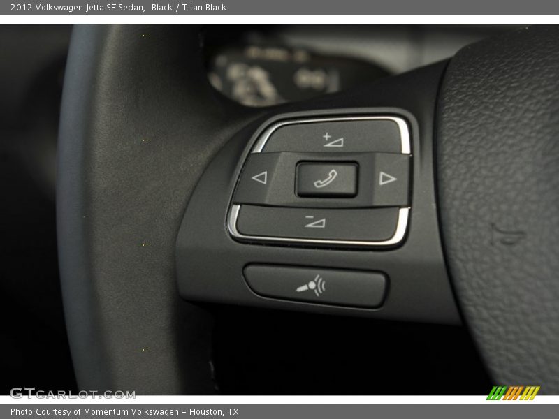 Black / Titan Black 2012 Volkswagen Jetta SE Sedan