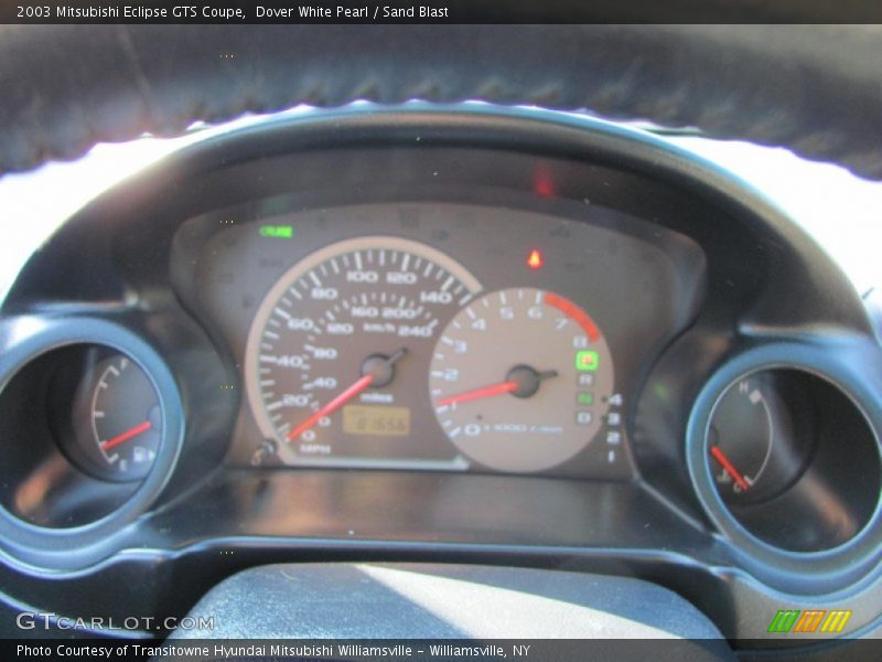 Dover White Pearl / Sand Blast 2003 Mitsubishi Eclipse GTS Coupe