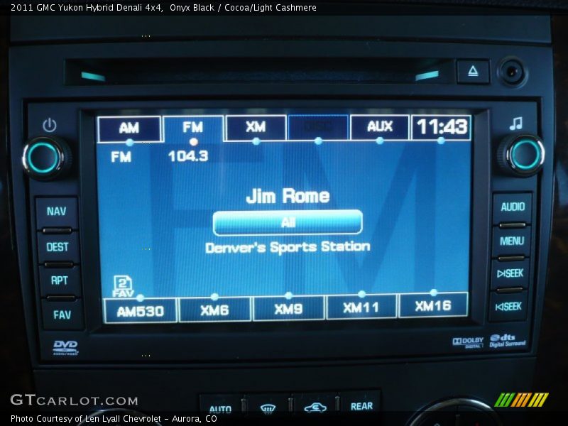 Controls of 2011 Yukon Hybrid Denali 4x4