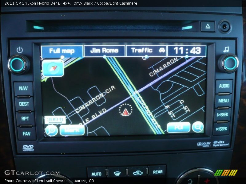 Navigation of 2011 Yukon Hybrid Denali 4x4