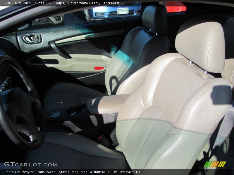 Dover White Pearl / Sand Blast 2003 Mitsubishi Eclipse GTS Coupe
